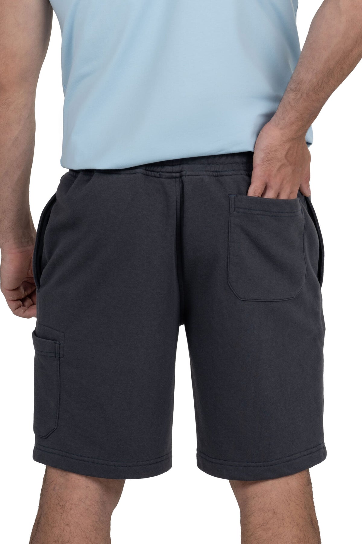 Men's Cargo Bermuda Shorts – Dark Grey