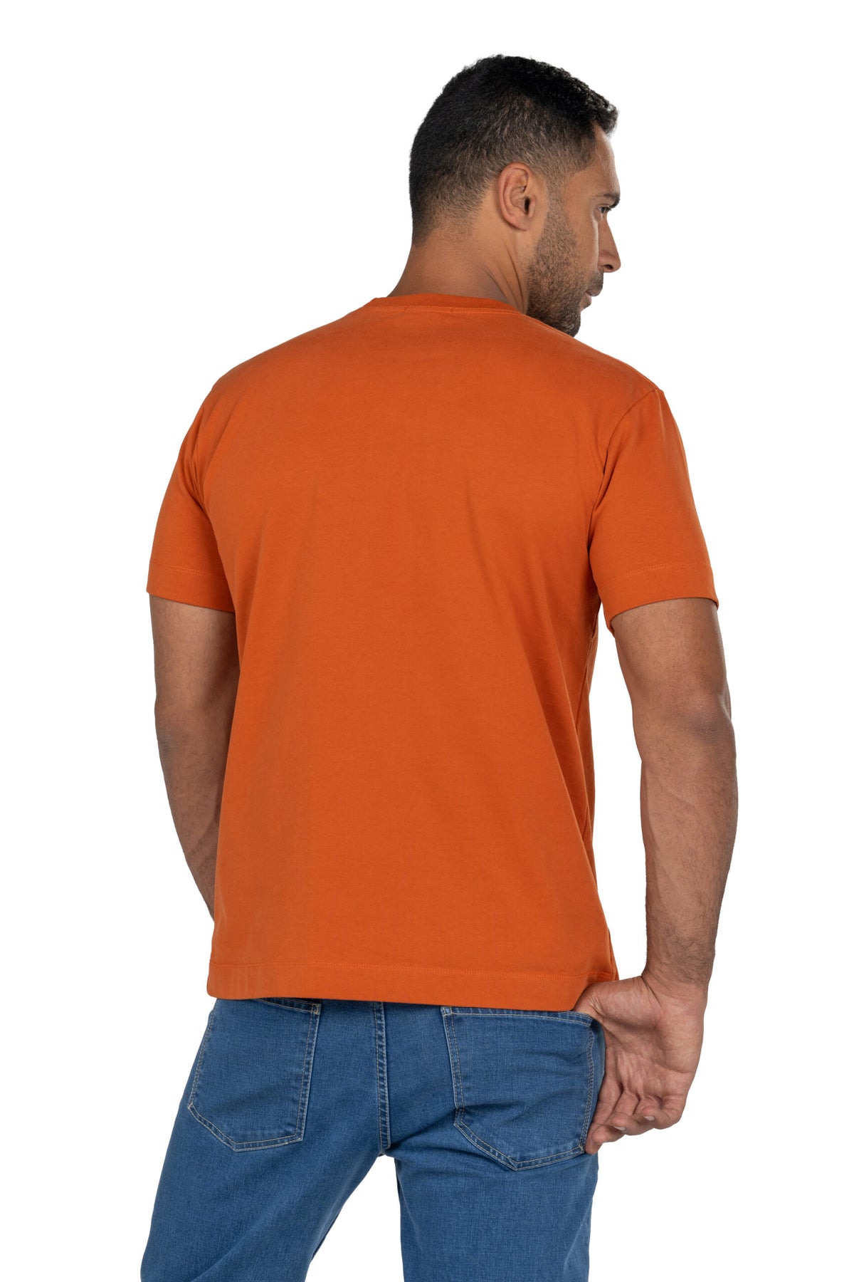 Men's Short Sleeved Heavy Jersey T-Shirt – Orange