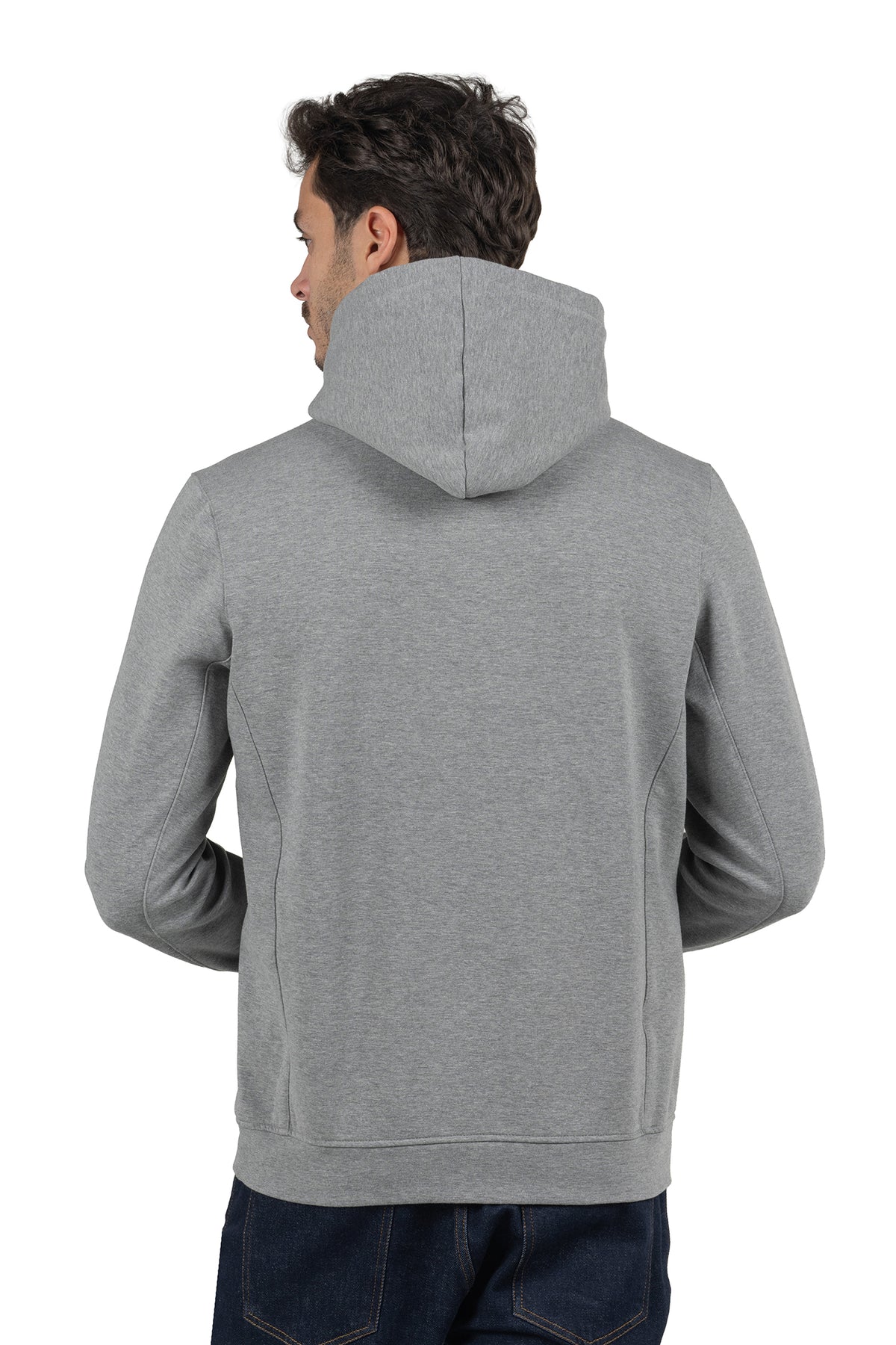 Men's Solid Hoodie – Grey