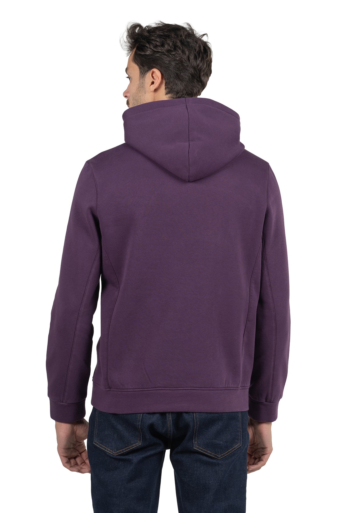 Men's Solid Hoodie – Purple
