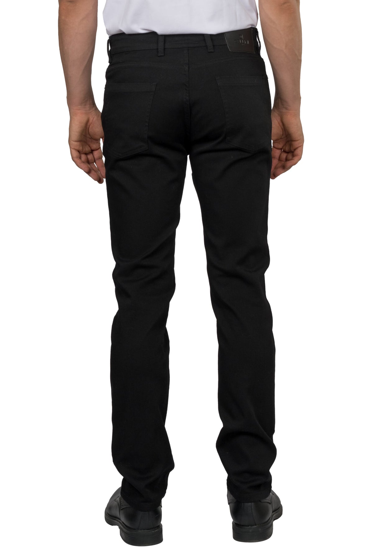 Regular Fit Denim Jeans – Black