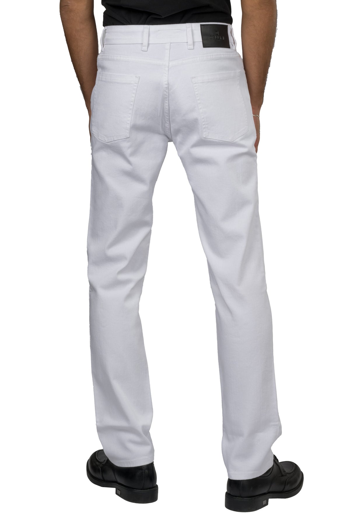Regular Fit Denim Jeans – White