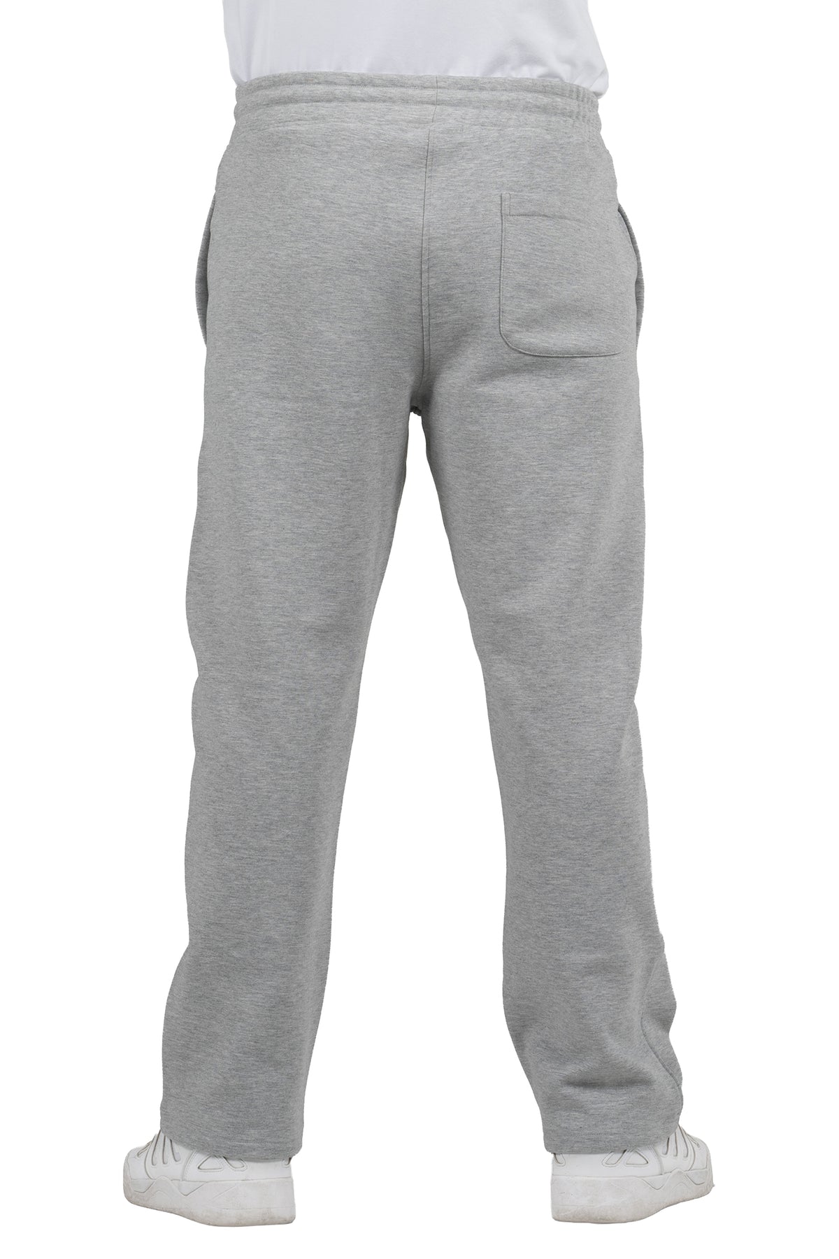 Solid Loose-Fit Sweatpants – Grey