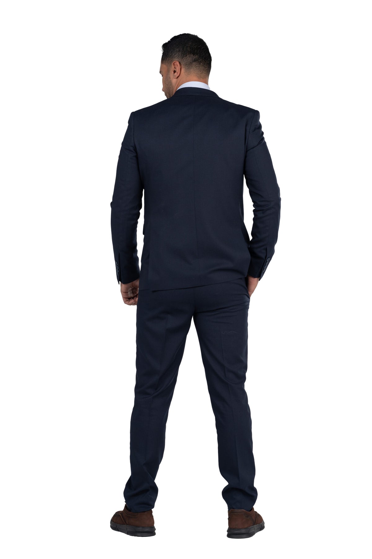 Three Piece Full Suit – Navy