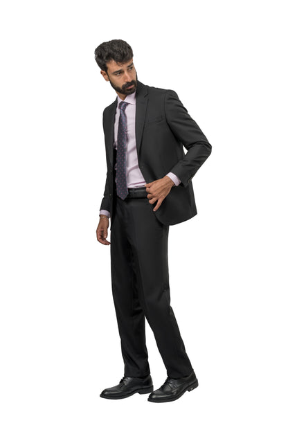 Two Piece Full Suit – Black