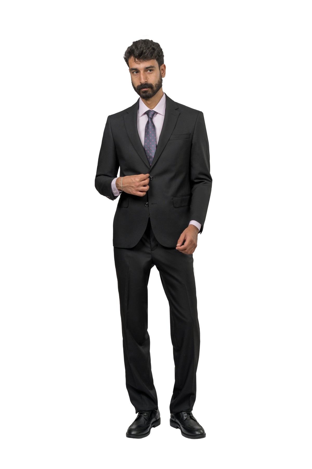 Two Piece Full Suit – Black