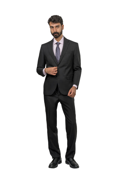 Two Piece Full Suit – Black