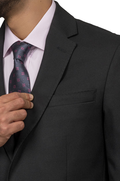 Two Piece Full Suit – Black