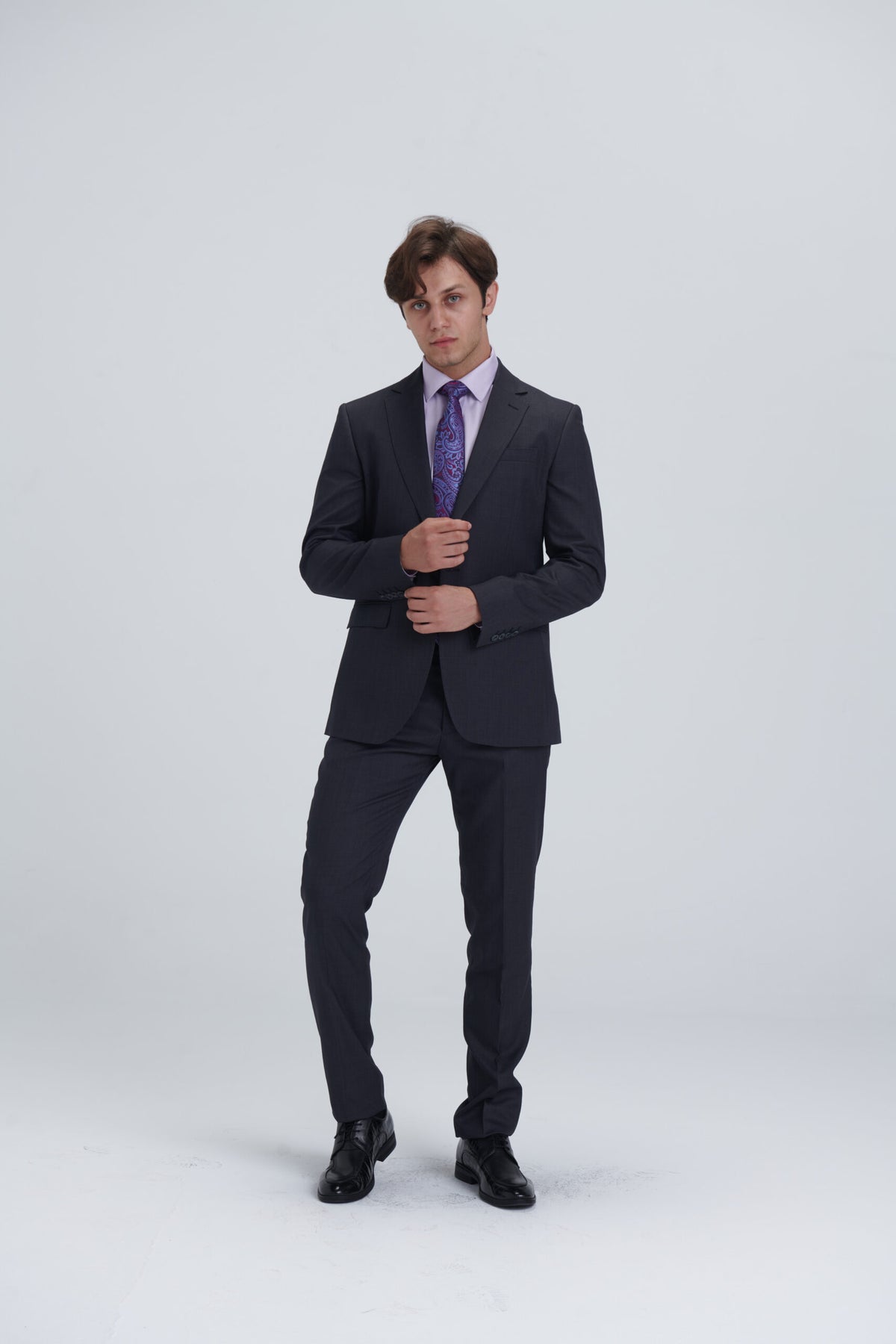 Two Piece Full Suit – Dark Grey