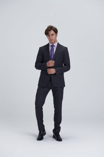 Two Piece Full Suit – Dark Grey