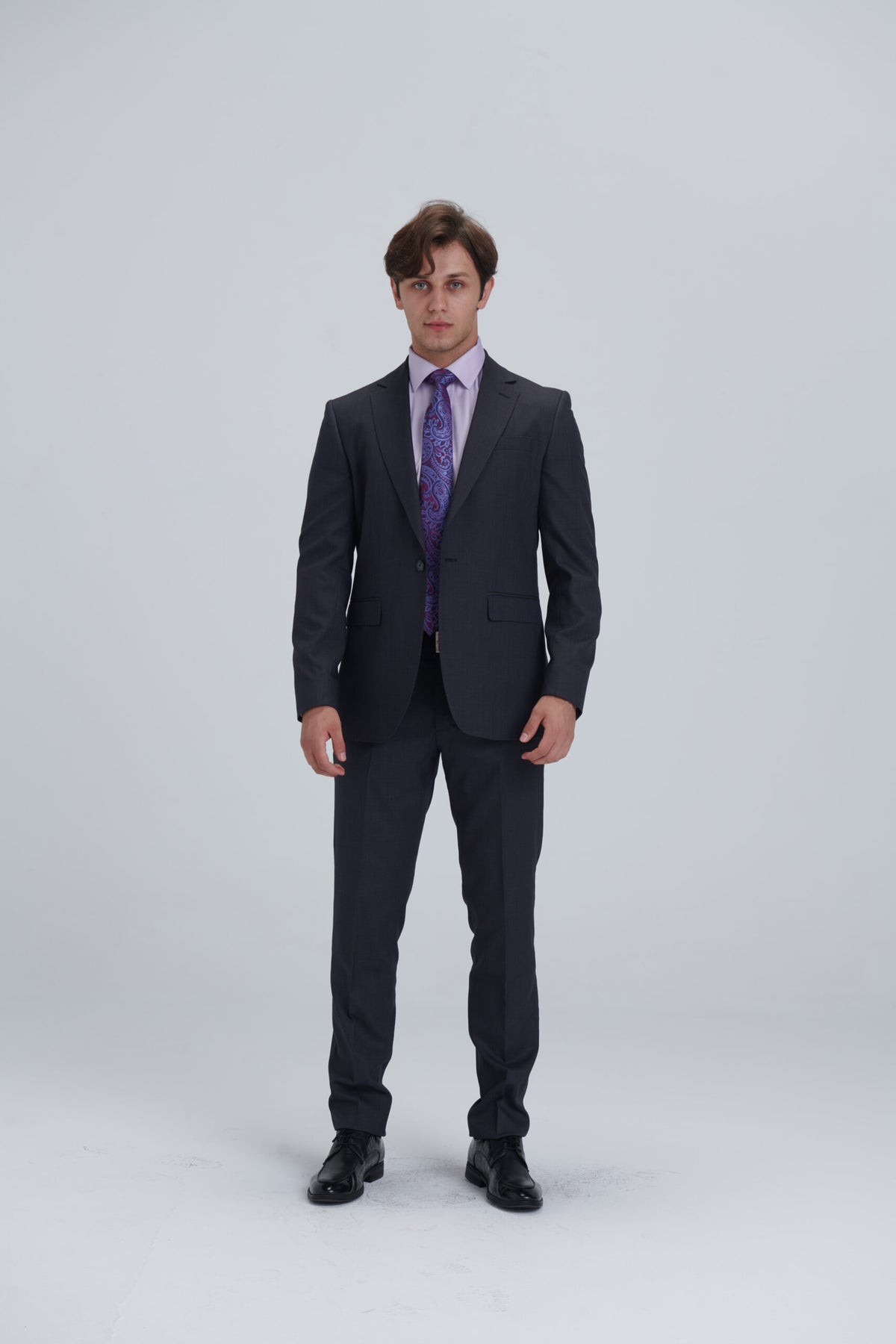Two Piece Full Suit – Dark Grey