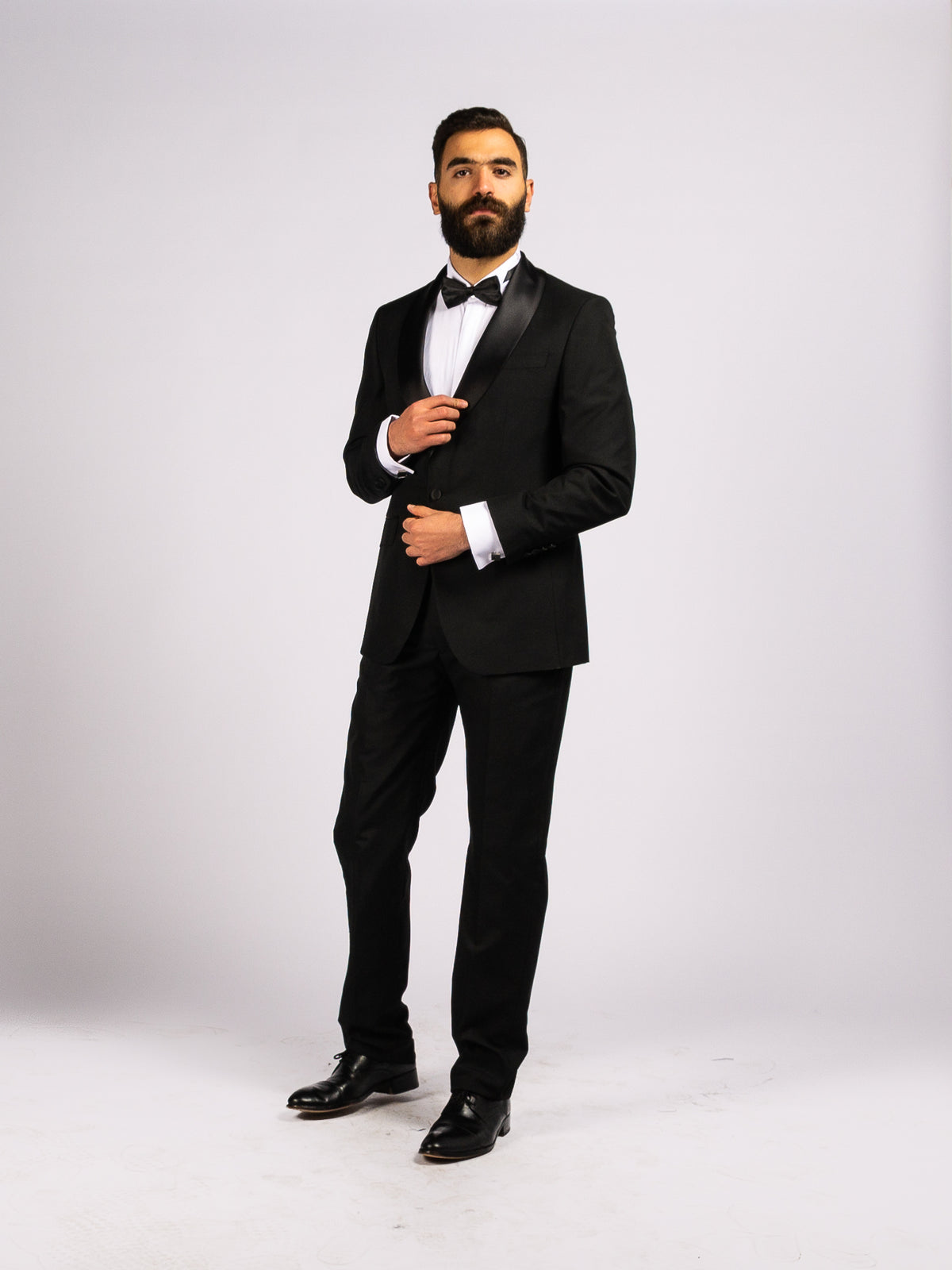 2 Piece Shawl Collar Ceremonial Suit/Tuxedo – Black