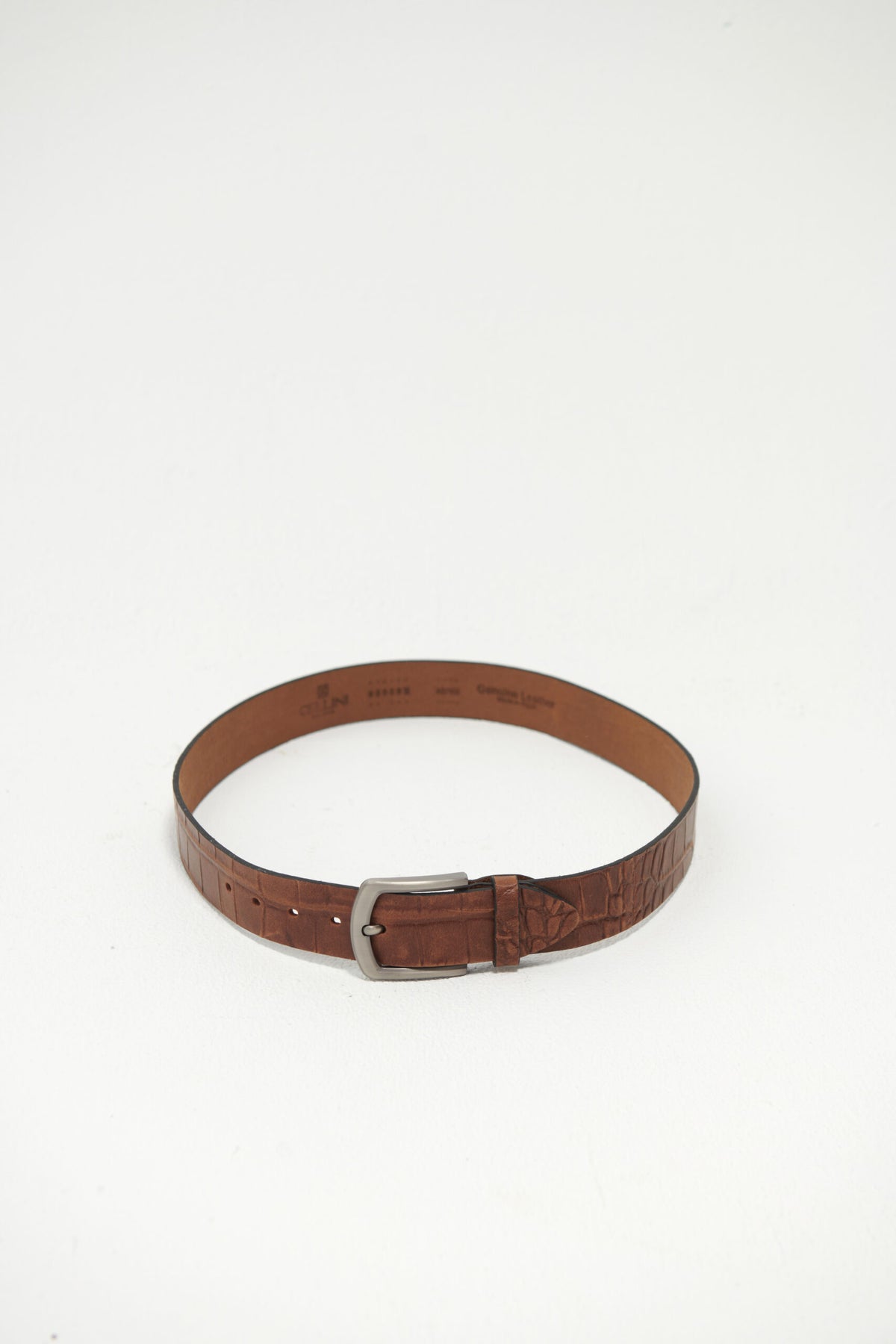 Casual Genuine Leather Belt – Light Brown