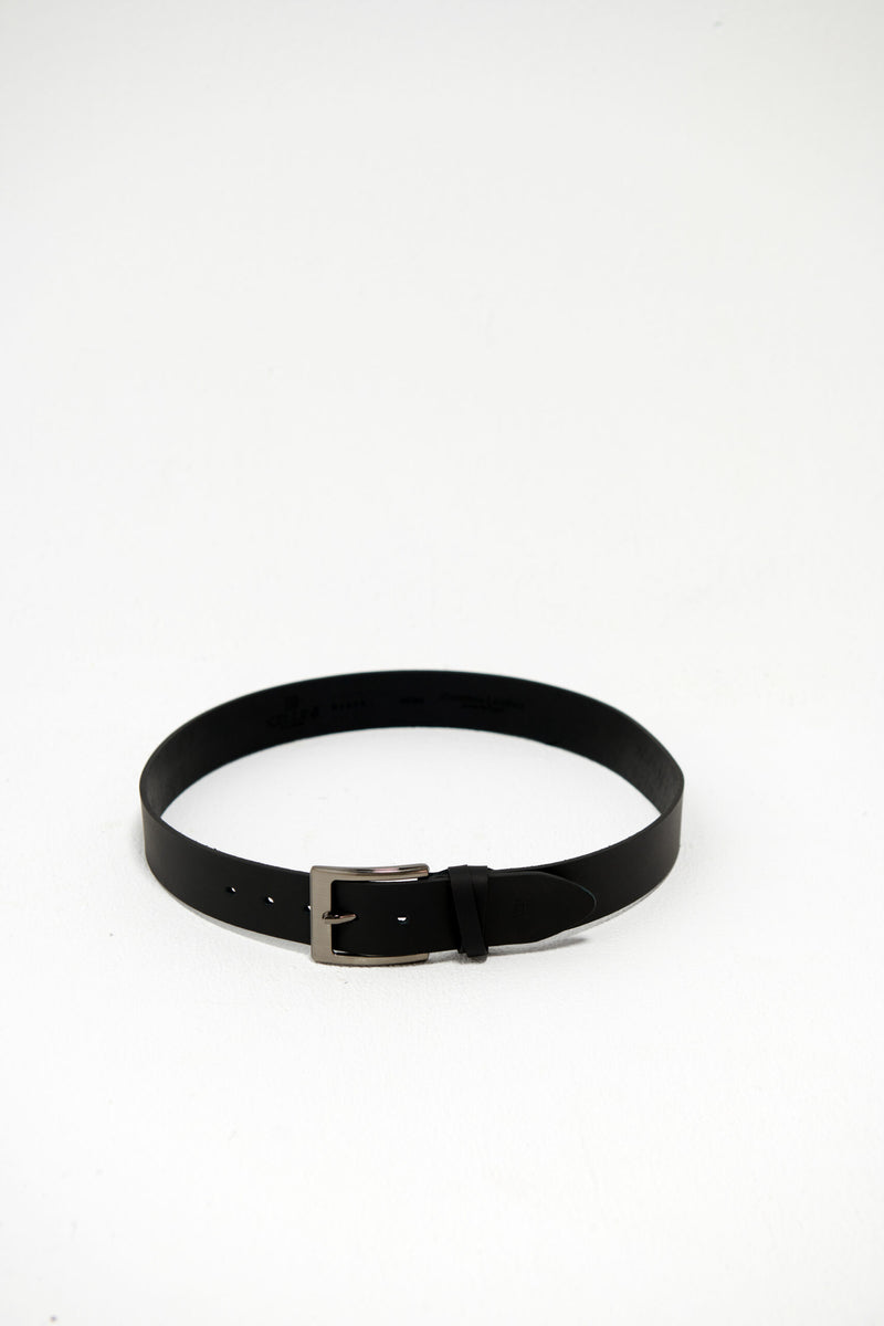 Casual Genuine Leather Belt – Black