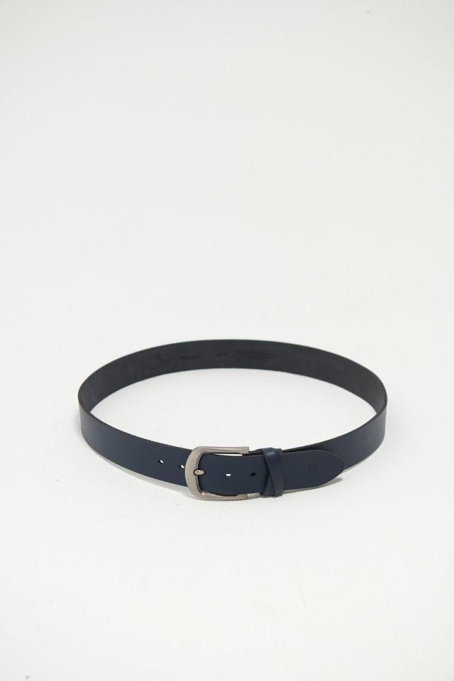 Casual Genuine Leather Belt – Navy