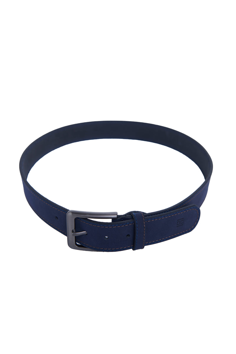 Casual Genuine Leather Belt – Navy
