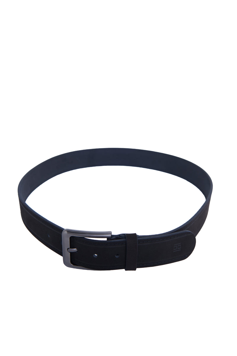 Casual Genuine Leather Belt – Black
