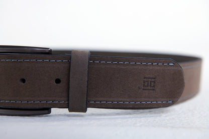 Casual Genuine Leather Belt – Brown