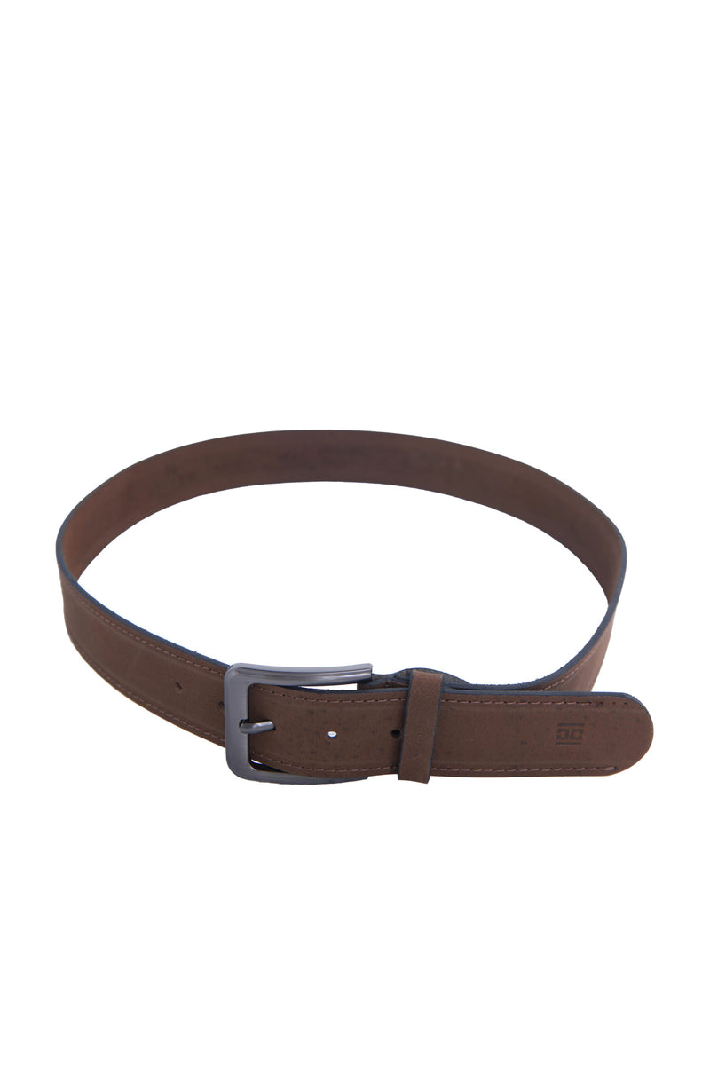 Casual Genuine Leather Belt – Dark Brown