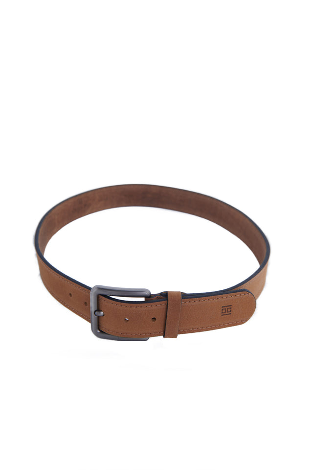 Casual Genuine Leather Belt – Light Brown
