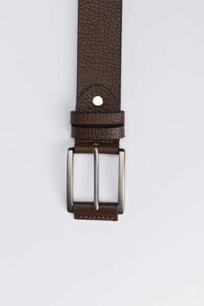 Casual Genuine Leather Belt – Brown