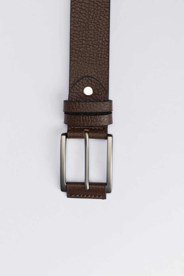 Casual Genuine Leather Belt – Brown