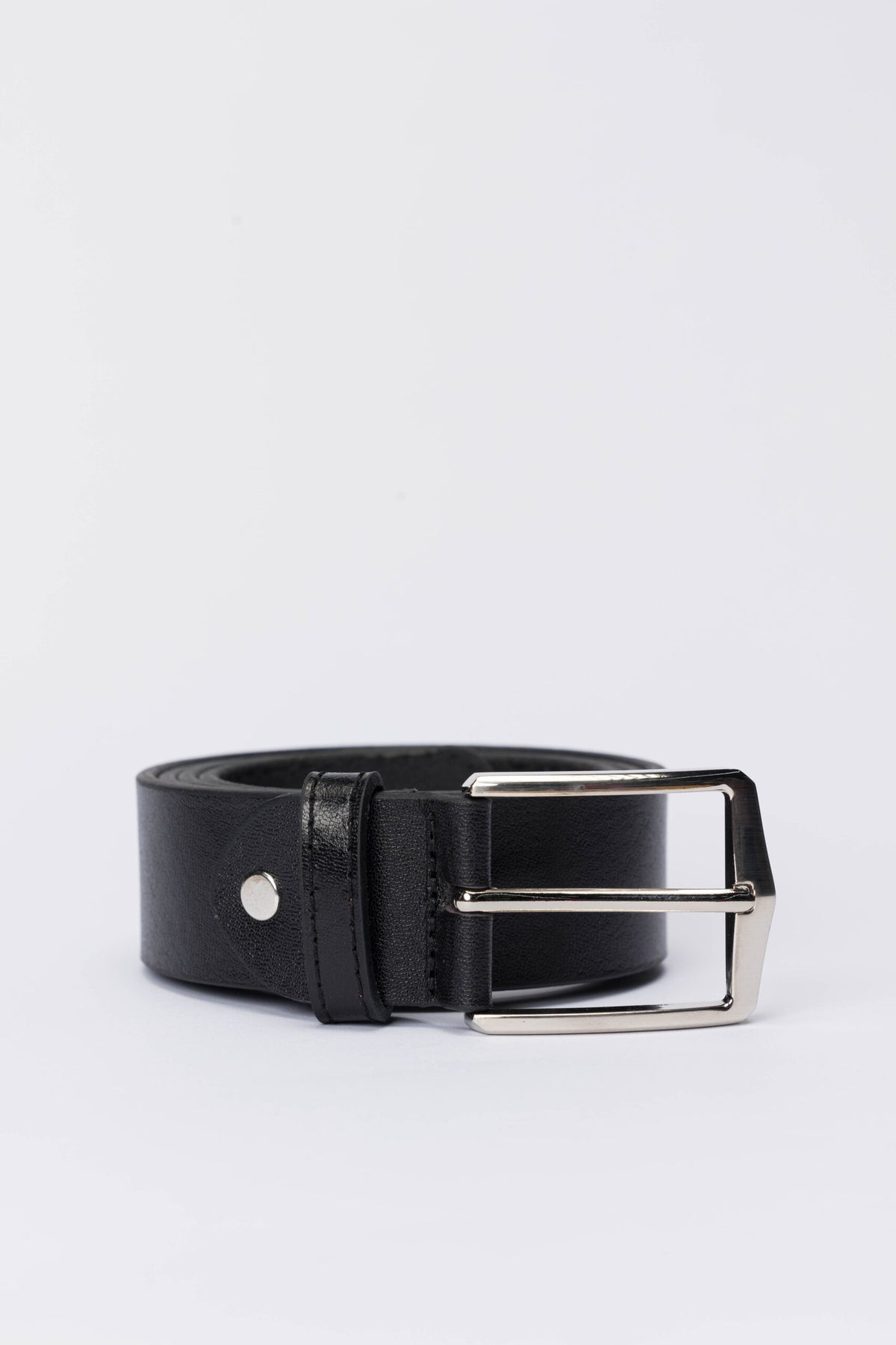 Casual Genuine Leather Belt – Black