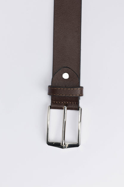 Casual Genuine Leather Belt – Brown