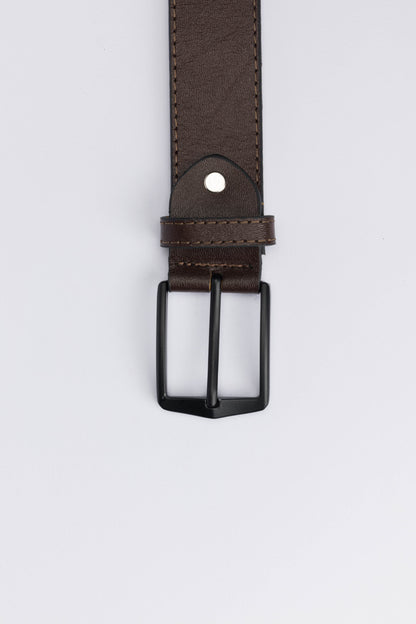 Casual Genuine Leather Belt – Brown