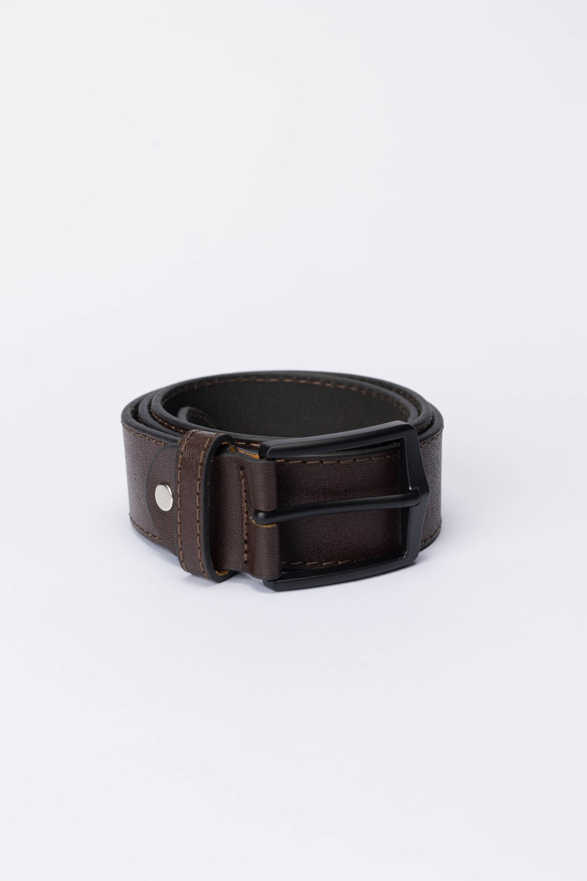 Casual Genuine Leather Belt – Brown