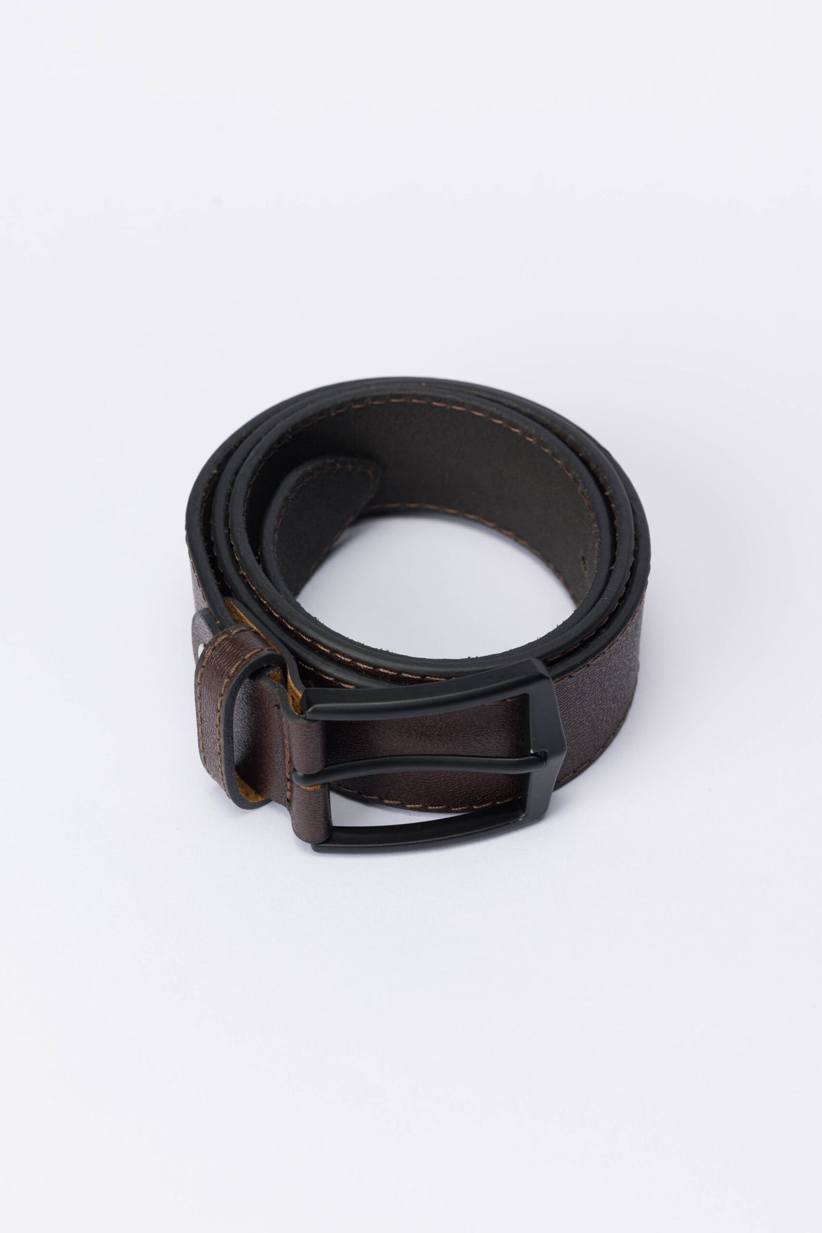 Casual Genuine Leather Belt – Brown