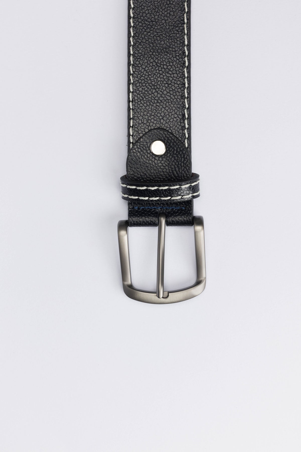 Casual Genuine Leather Belt – Black