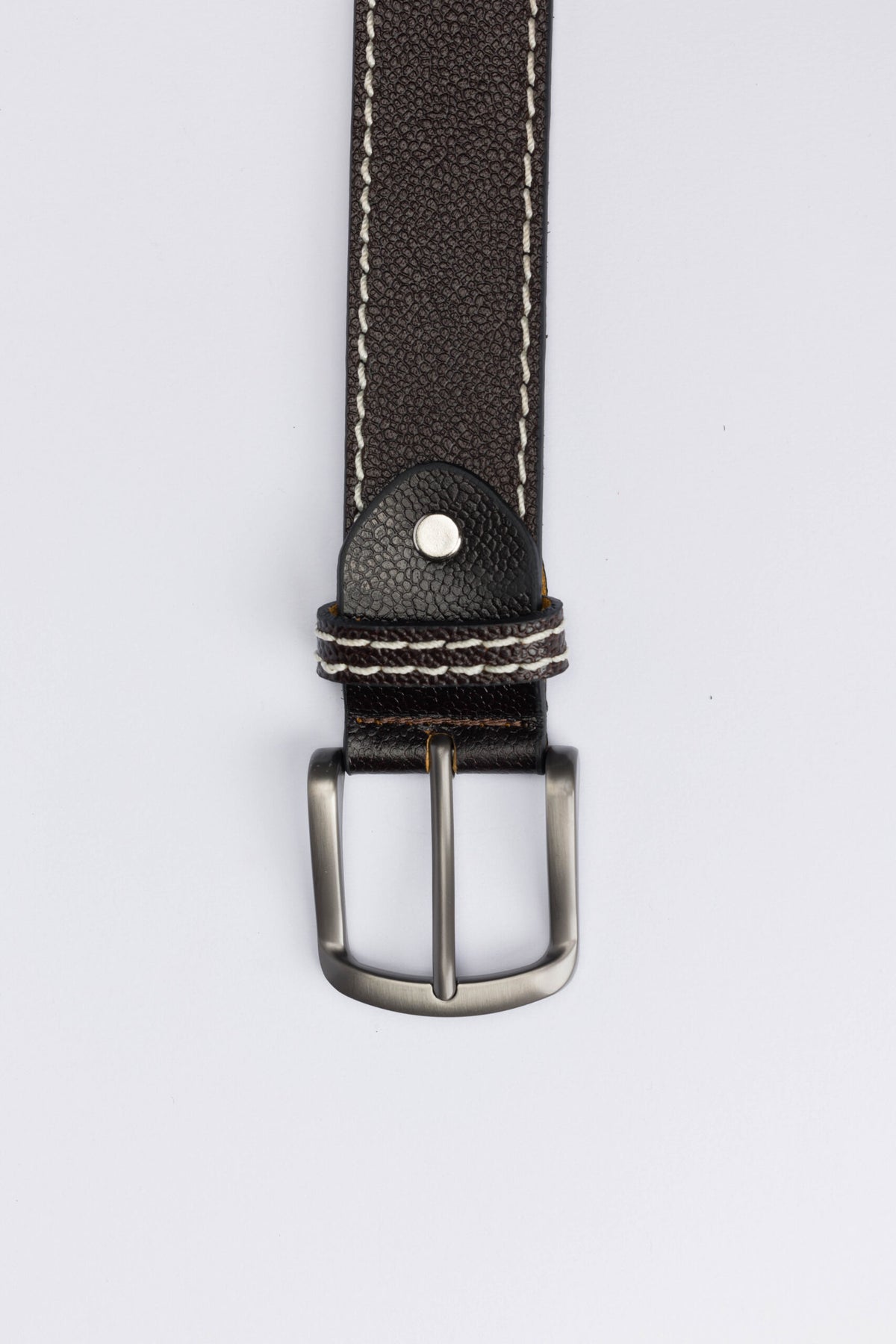 Casual Genuine Leather Belt – Brown