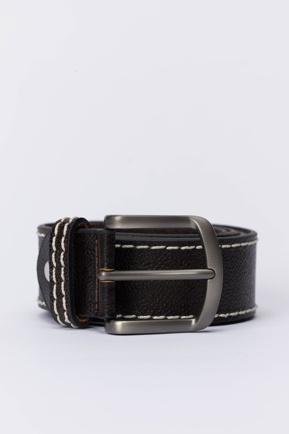 Casual Genuine Leather Belt – Brown