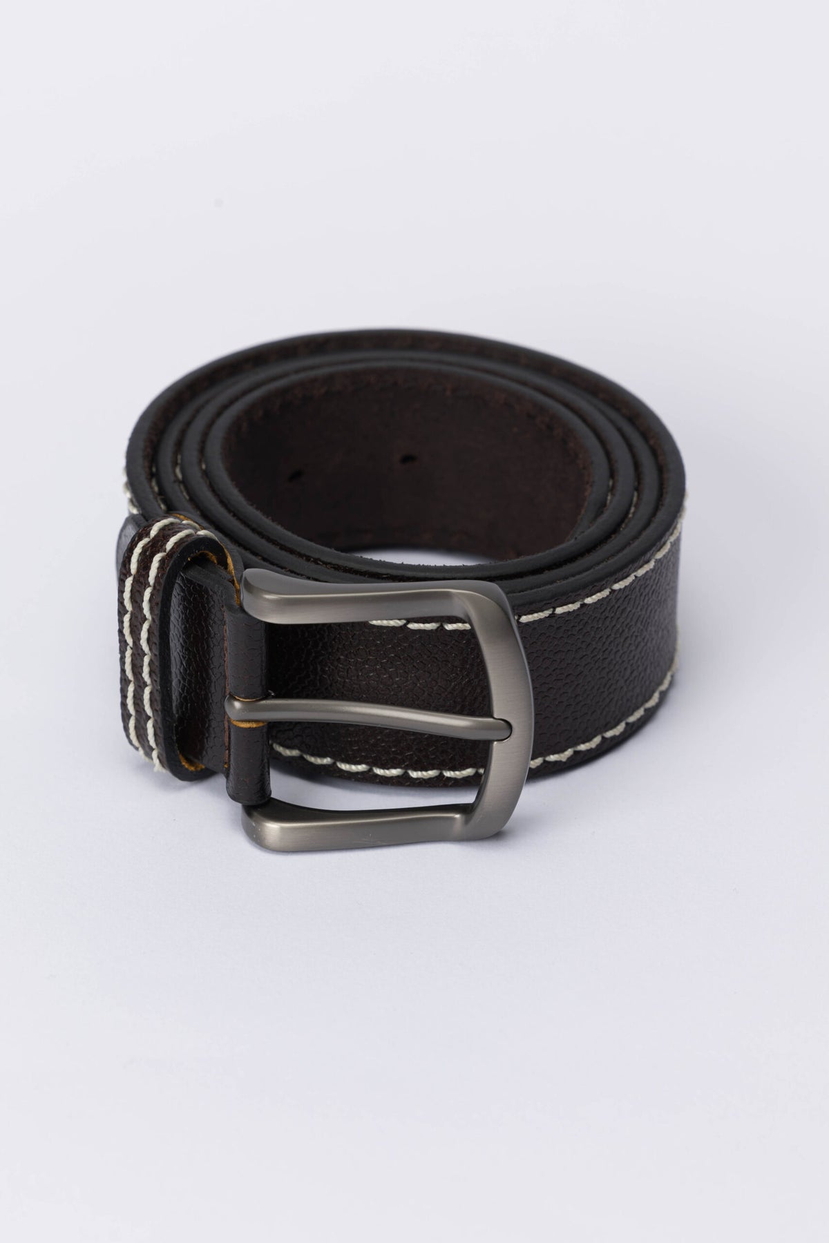 Casual Genuine Leather Belt – Brown