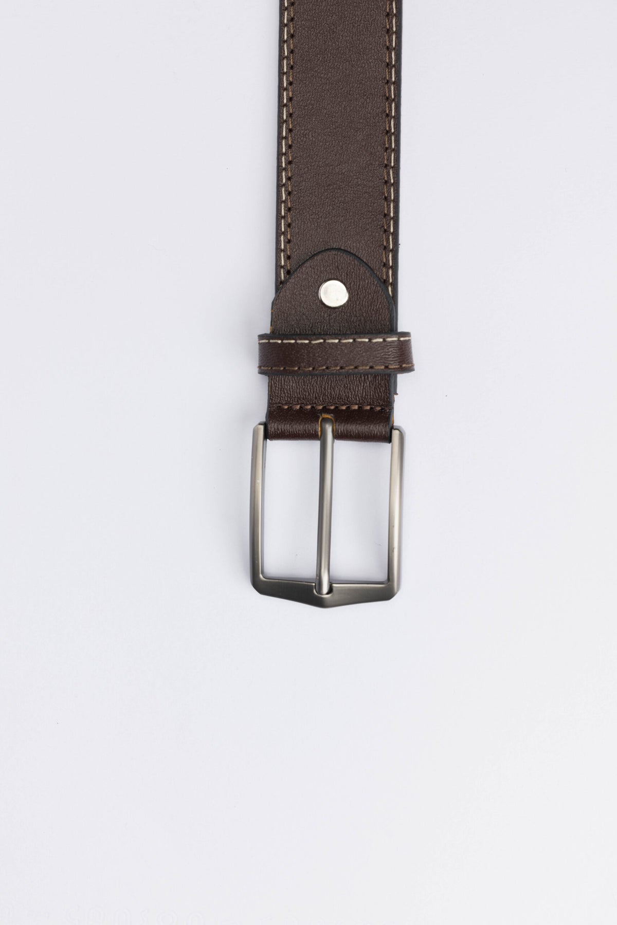 Casual Genuine Leather Belt – Brown