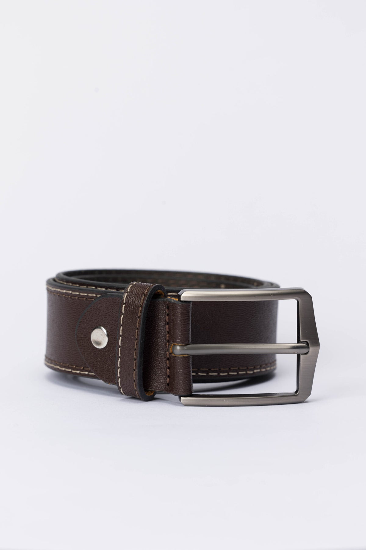 Casual Genuine Leather Belt – Brown
