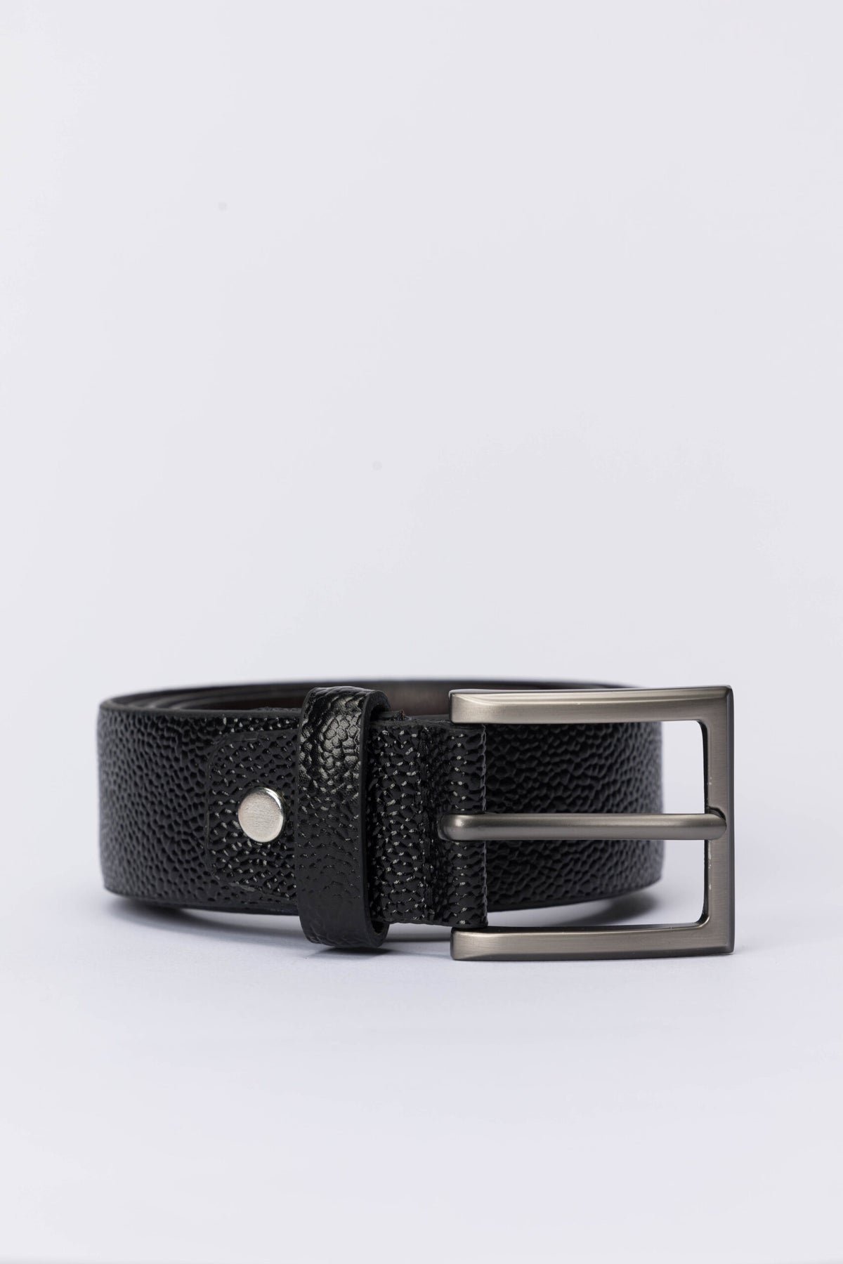 Casual Genuine Leather Belt – Black