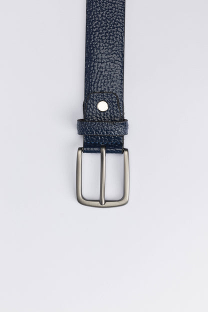 Casual Genuine Leather Belt – Navy