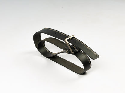 Casual Genuine Leather Belt – Black
