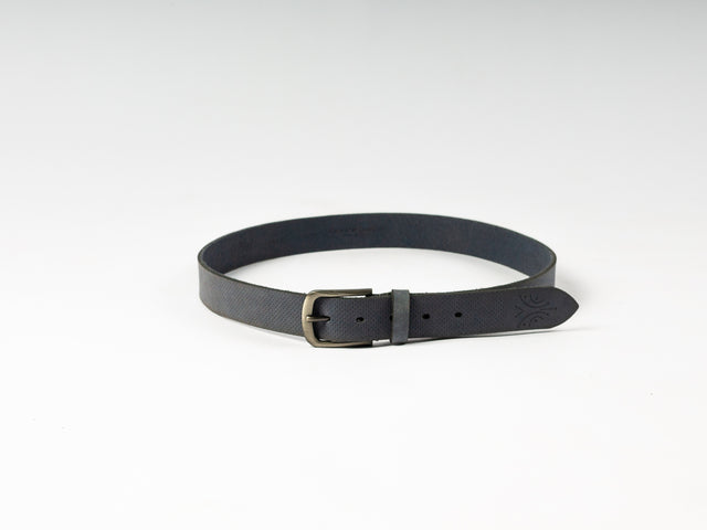 Casual Genuine Leather Belt – Black