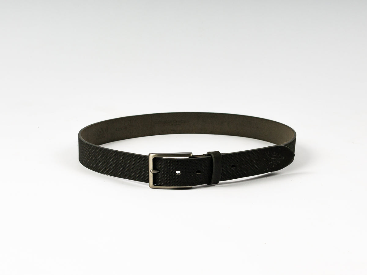 Casual Genuine Leather Belt – Black