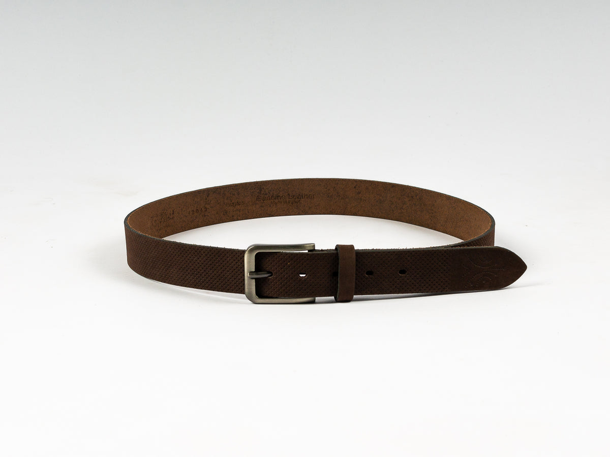Casual Genuine Leather Belt – Brown
