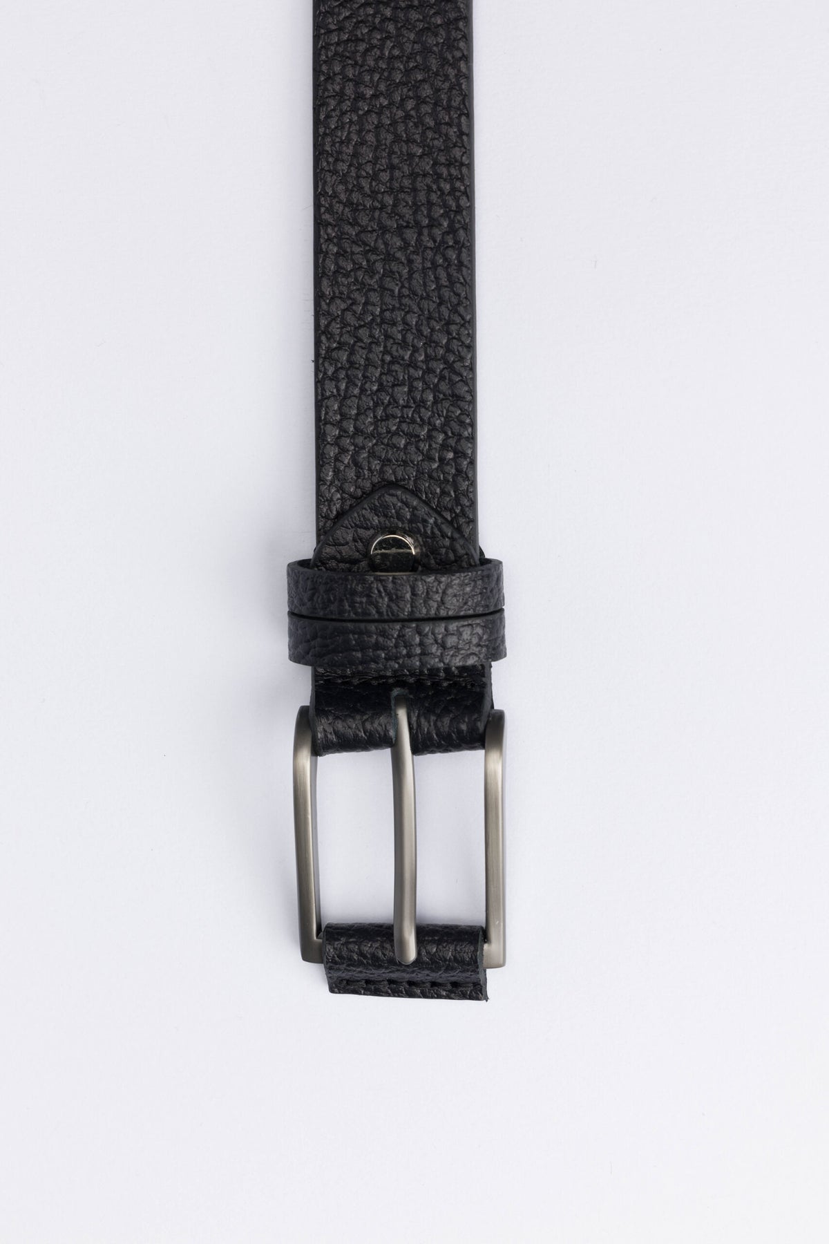 Casual Genuine Leather Belt – Black