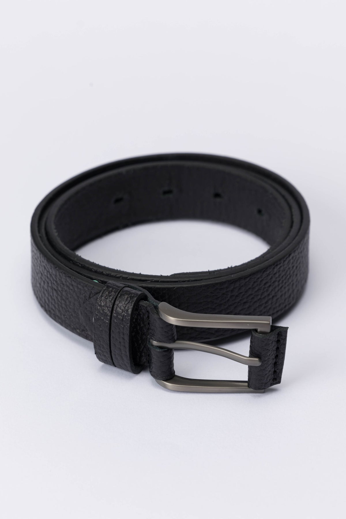 Casual Genuine Leather Belt – Black