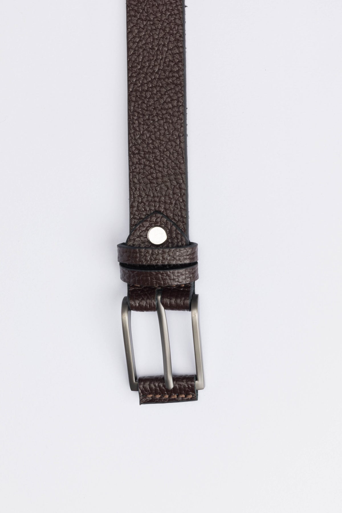 Casual Genuine Leather Belt – Brown