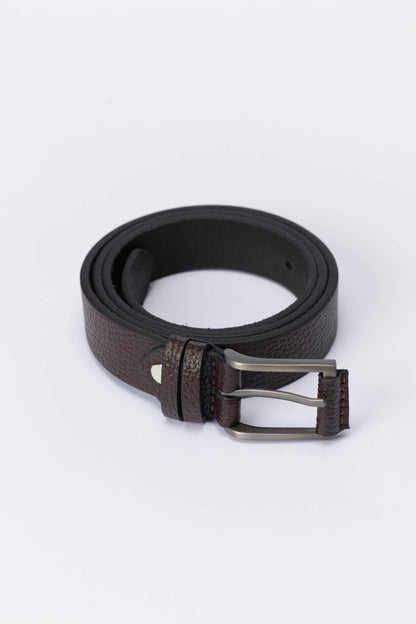 Casual Genuine Leather Belt – Brown