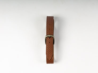 Casual Genuine Leather Belt – Light Brown