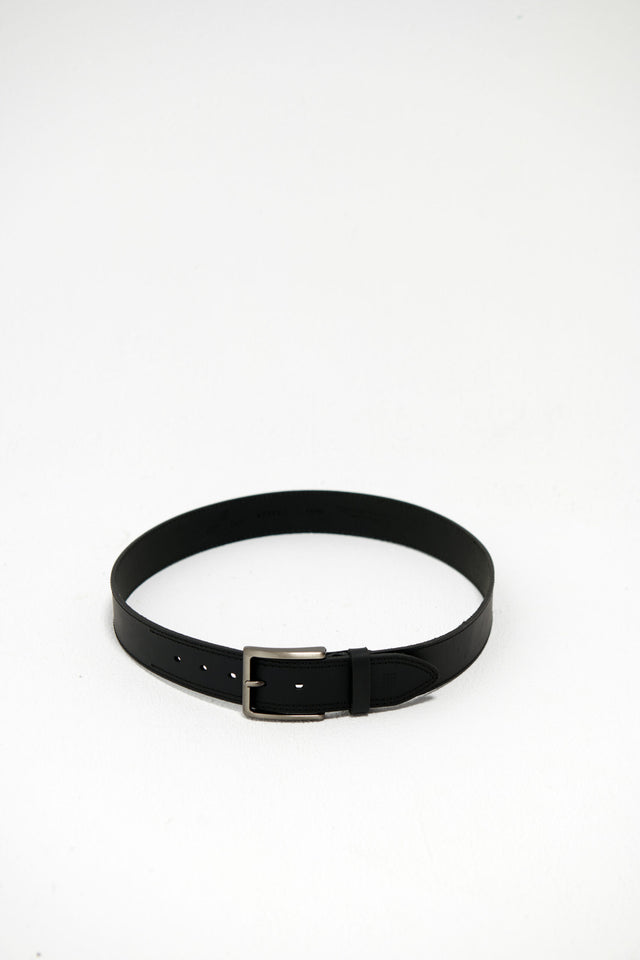 Casual Genuine Leather Belt – Black