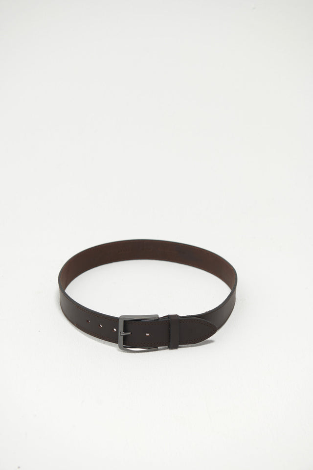 Casual Genuine Leather Belt – Brown
